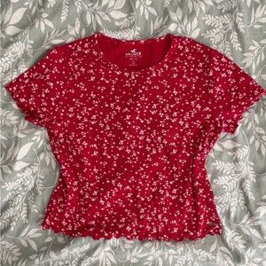 Hollister Ruffled Baby Tee